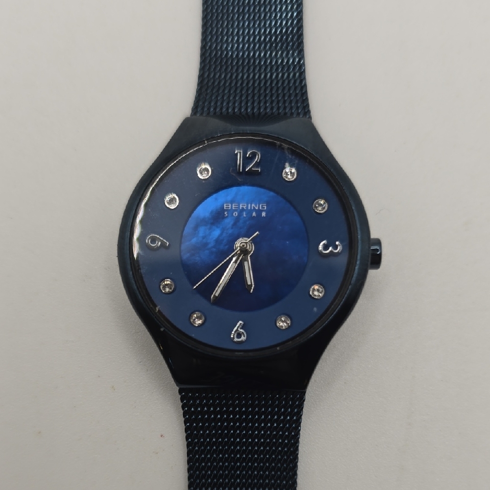 Bering Women's Blue Solar Watch